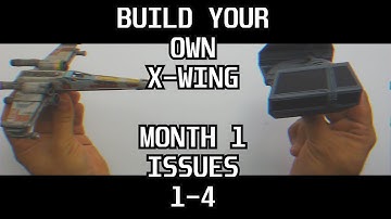 DEAGOSTINI BUILD YOUR OWN X-WING MONTH 1