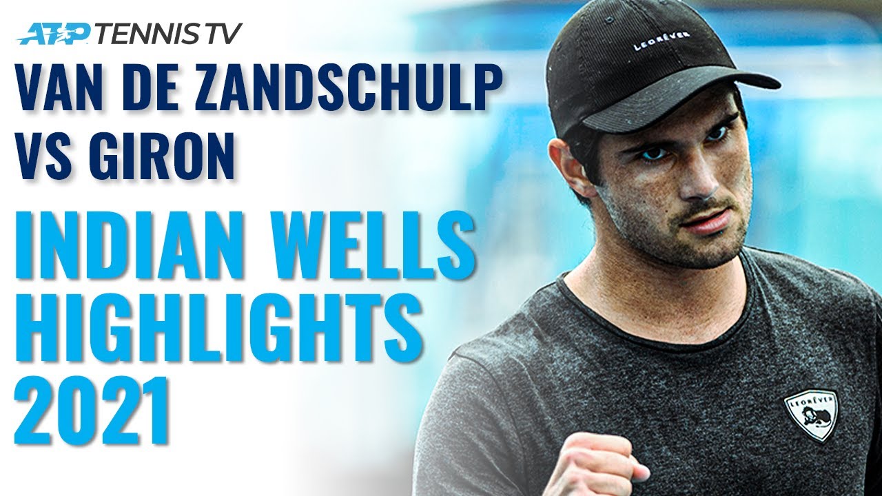 Botic Van de Zandschulp vs Marcos Giron Dramatic Match | Indian Wells 2021 Highlights