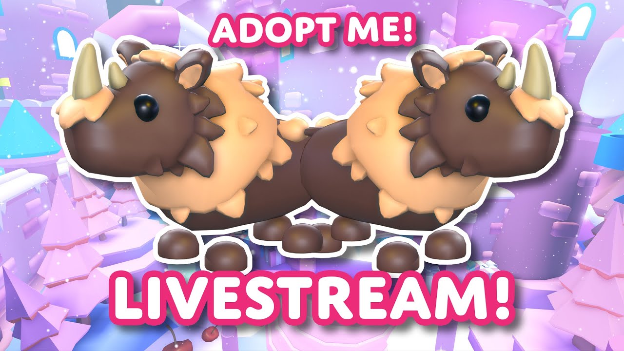 🦏adopting Woolly Rhinos🧊 Playing The New Winter Update🥰 Adopt Me