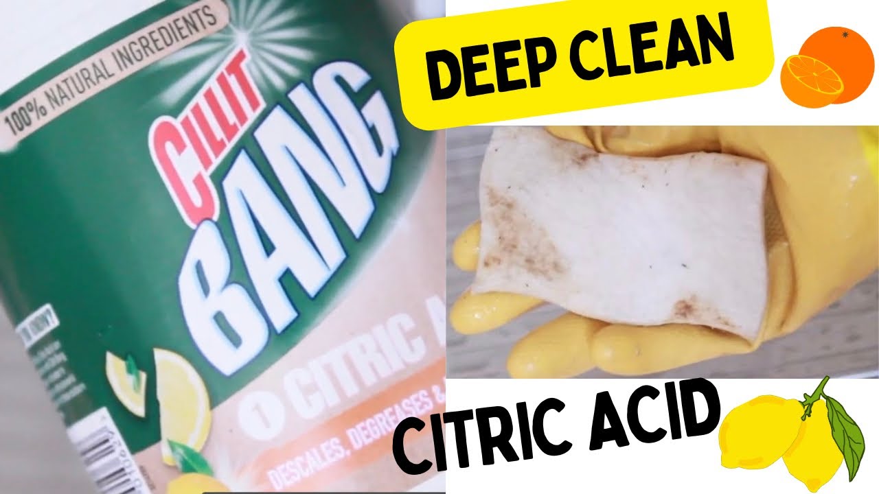 USING CITRIC ACID TO CLEAN THE SINK, ECO CLEANING