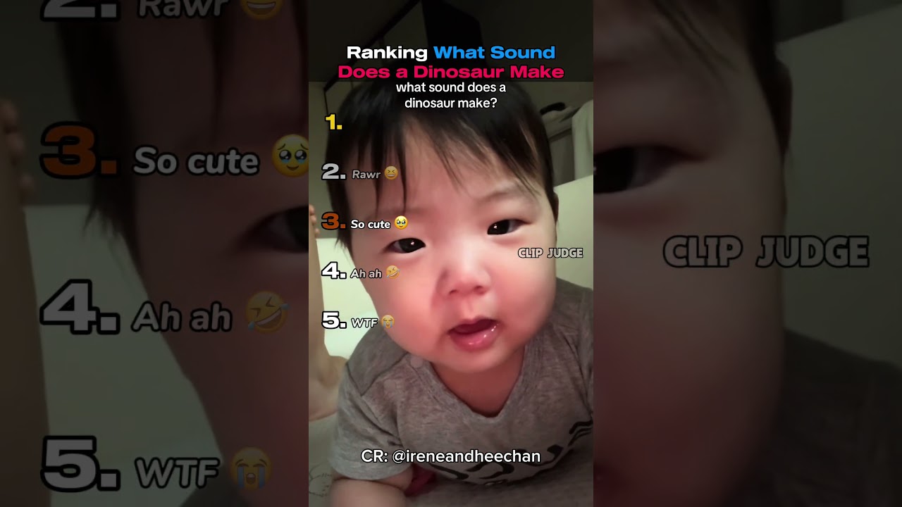RANKING WHAT SOUND DOES A DINOSAUR MAKE