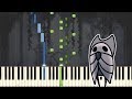 White Palace - Hollow Knight [Piano Tutorial] (Synthesia)