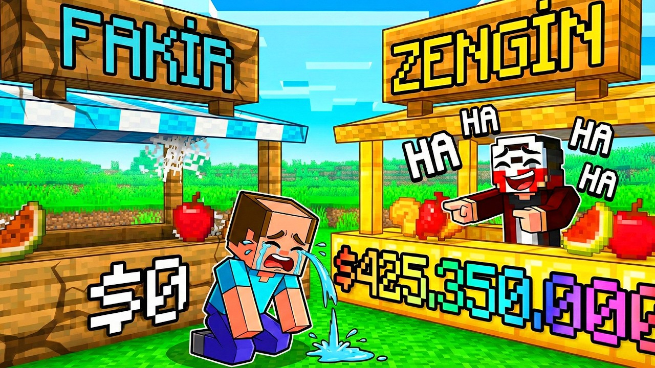 BalonCraft #788 - ZENGİN Ve FAKİR TARLA YARIŞI ! - Minecraft