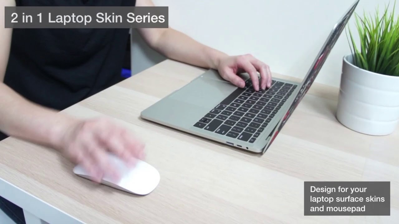 2 in 1 Laptop Skin YouTube