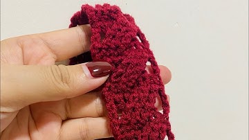 Hướng dẫn móc băng đô cài tóc siêu dễ