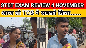 STET EXAM REVIEW 4 November/Today TCS released PAPER 2 what was the question @sachinacademy17 @Na...