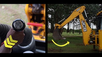 JCB 3DX new technology 2018 Operation - How to Operate a JCB Bucket (Backhoe Loader)