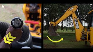 JCB 3DX new technology 2018 Operation  How to Operate a JCB Bucket (Backhoe Loader)