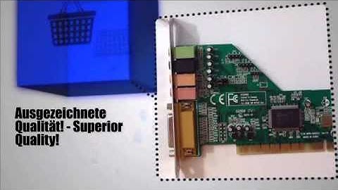 PCI-Soundkarte CMI8738 LIN/C_LFE [8812] - m-ware.de