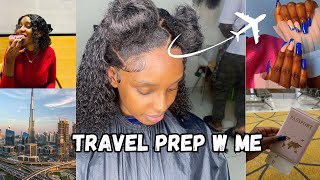 VLOG: PREP WITH ME FOR MY BIGGEST TRIP EVER *hair, nails, new outfits, etc*