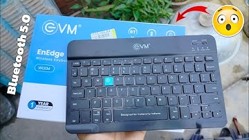 EVM EnEdge Wireless Keyboard unboxing | evm blutooth keyboard unboxing | evm rechargeable keyboard