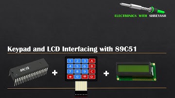 Interface Matrix keypad(4x4) and LCD with 89C51 | Simulation | Alphanumeric LCD