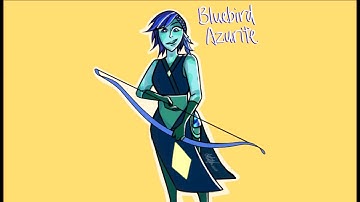 Bluebird Azurite Gemsona | Steven Universe Speedpaint
