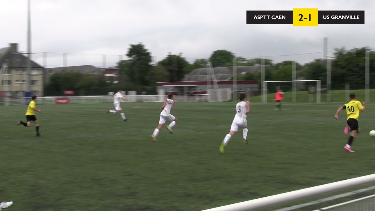 [U16] Résumé des buts du match ASPTT Caen Football Vs US Granvillaise