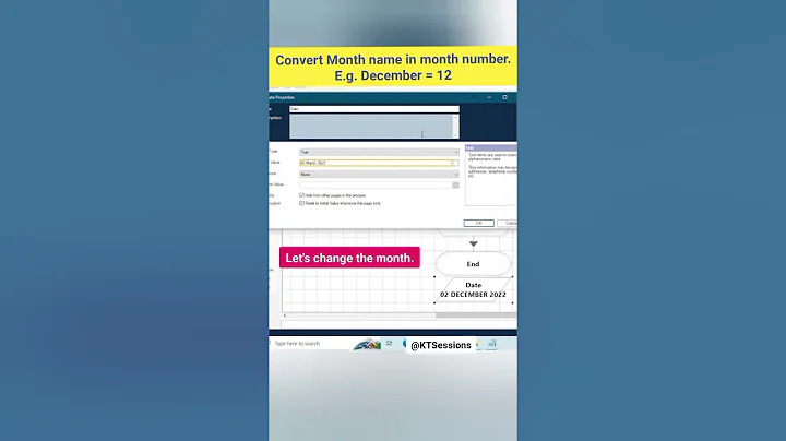 Blue Prism Function to Convert Month name in Month number