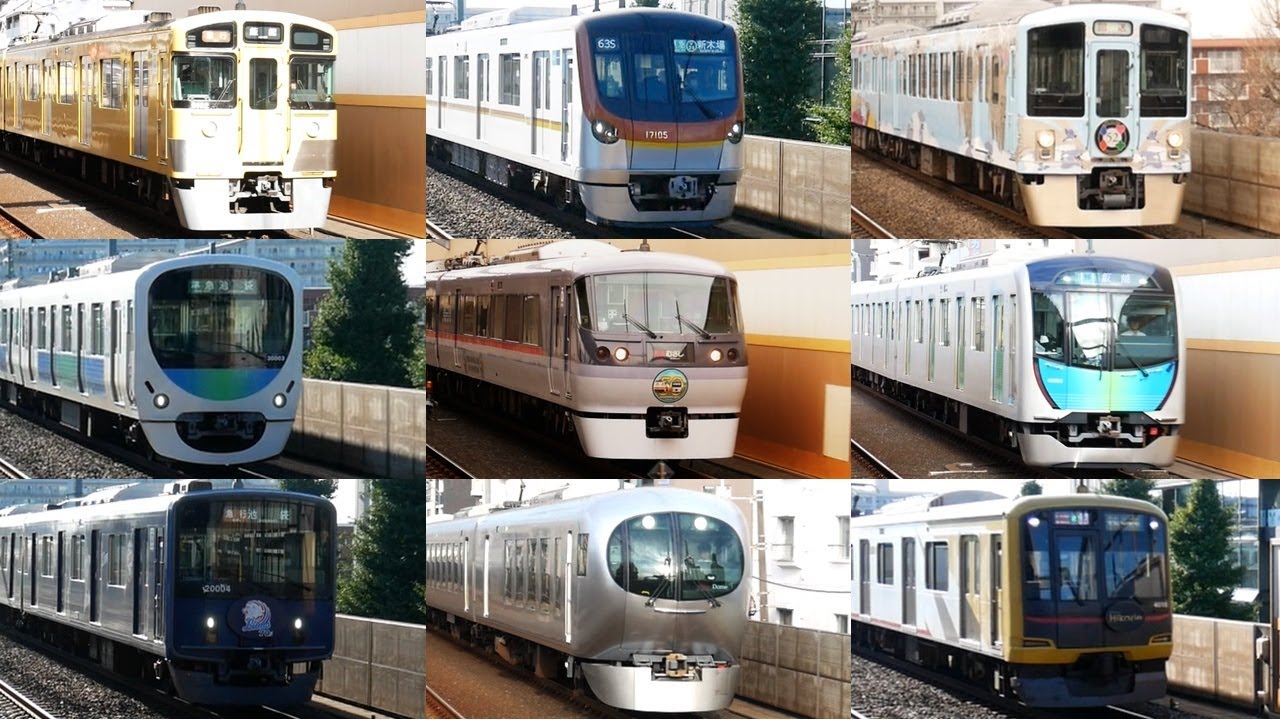 【軽快なジョイント音】西武池袋線　高速通過集　中村橋駅