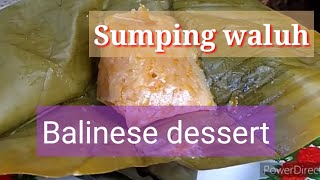 Cara Membuat Sumping waluh enak, mantap khas bali  #balinesedessert#jajebali