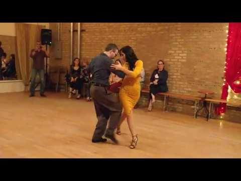Argentine Tango: Enrosques during Ochos with Adam and Jesica