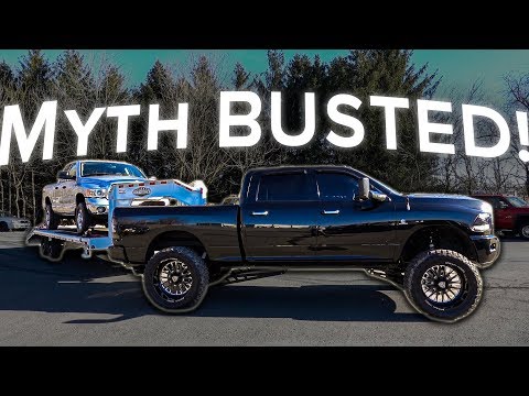 Can you TOW a GOOSENECK with an 8 Inch Lift and 38’s?!
