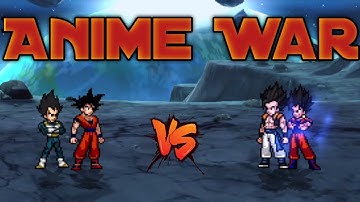 Goku DBS V3 (all form) & Vegeta (all form) VS Gogeta (all form) & Gokhan in Jump Force Mugen 😱