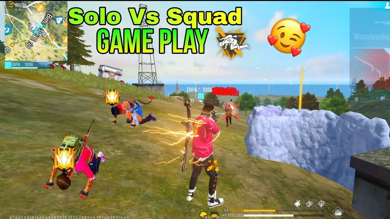 Grandmaster Lobby | Solo Vs Squad Full Gameplay | Garena Free Fire ...