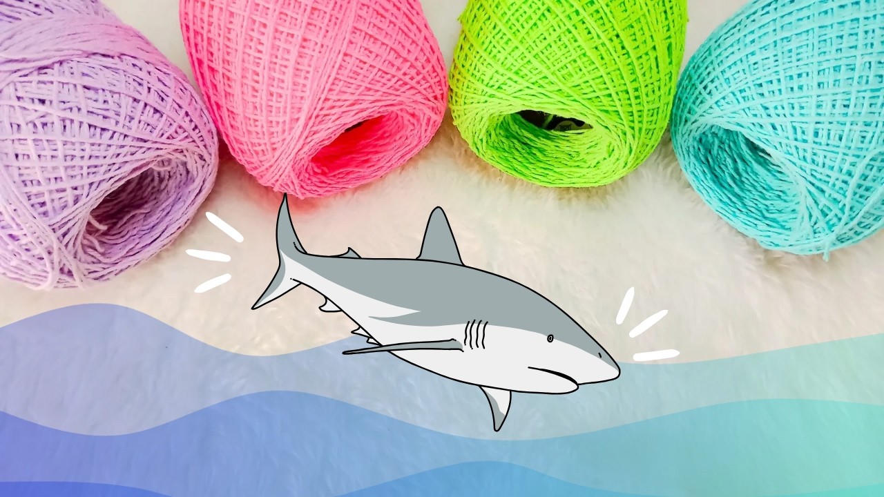 😲 COMO FAZER TUBARÃO EM CROCHÊ 🦈 | Coleção: Oceano Encantado | PARTE 5