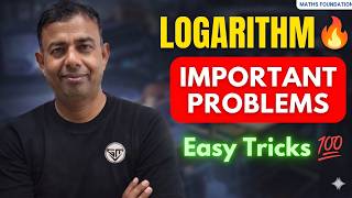 🔥 Problems of Logarithm | Class 11 Maths | Easy Tricks + Important Questions 💯