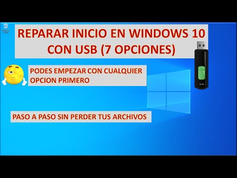 REPARAR INICIO DE WINDOWS 10 CON USB