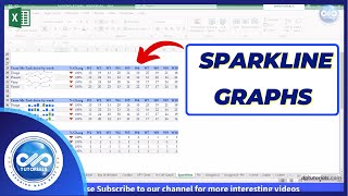 ✅ How to Create Sparkline Graphs in Excel | Mini Charts for Data Visualization