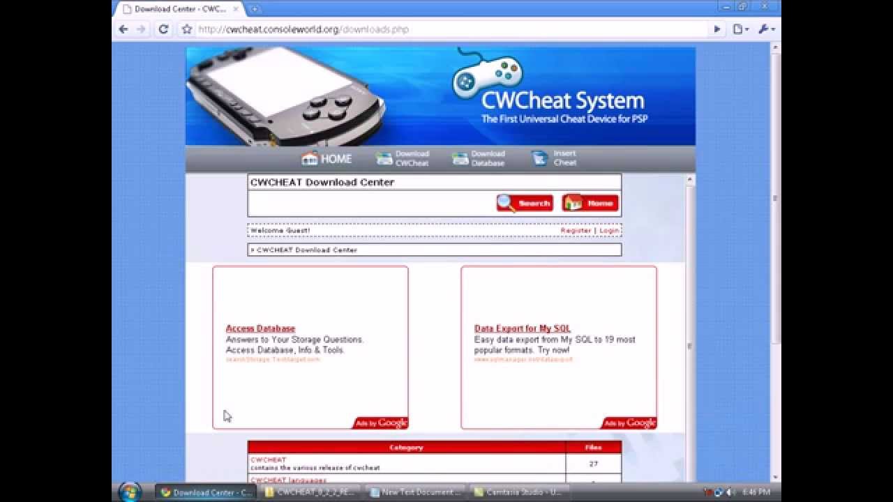 psp cwcheat database 2018 psp cwcheat database 2018