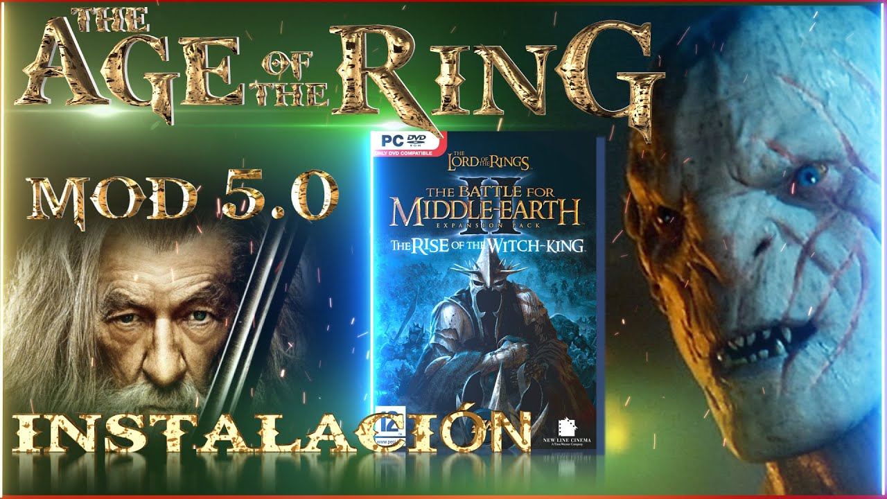 COMO INSTALAR THE AGE OF THE RING Mod 5.0 YouTube