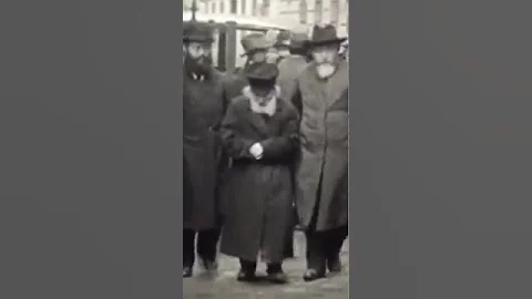 Rare video of the Chafetz Chaim from 1923.