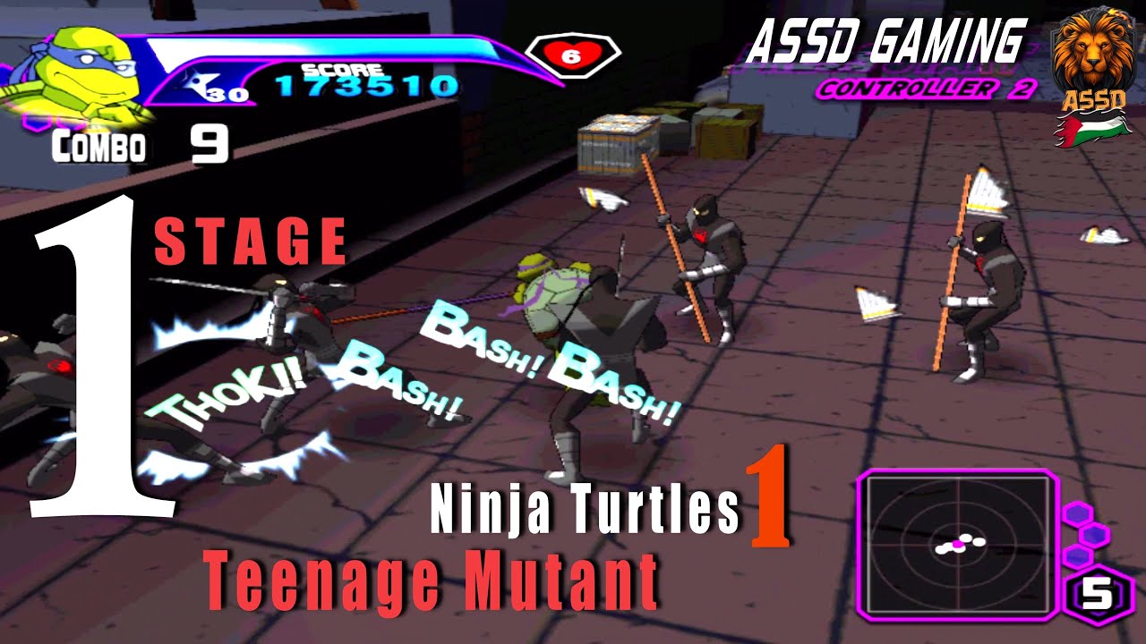 Teenage Mutant Ninja Turtles 1 Stage 1 - 