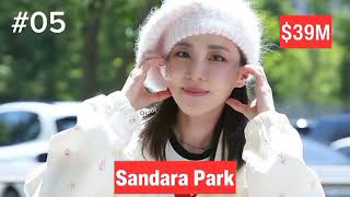 Top 10 Richest Kpop female idols 2024 | Famous kpop female idols | Trndy