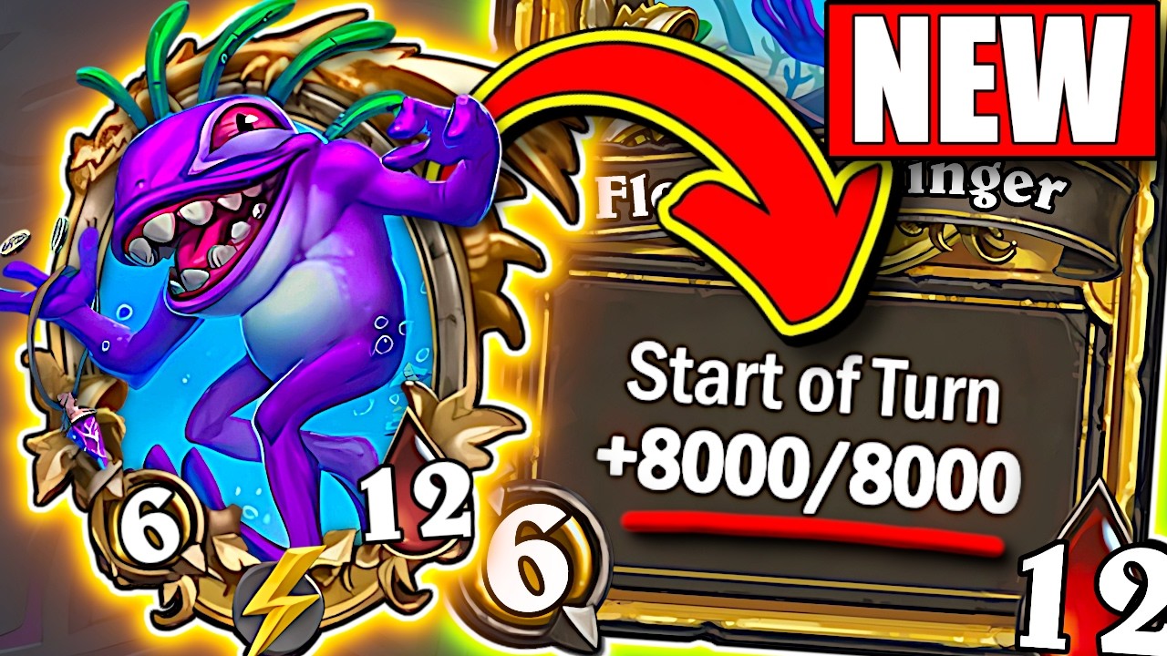 +8000 Stats Start of Turn? INSANE Highroll! | Hearthstone Battlegrounds