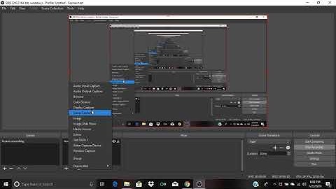 How to record on OBS without black screen