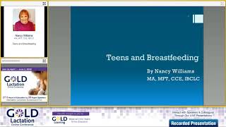 Interview With Nancy Williams Teens And Breastfeeding D Lactation 2019 Speaker