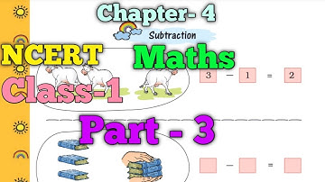 Subtraction ll Class-1 Ncert maths Chapter- 4 (Part-3) full explanation video in Hindi // Kids Page