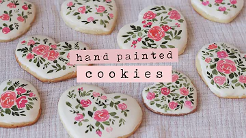 How to Paint a Cookie | Valentine's Day Baking