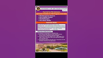 University of Southern Punjab Multan Admission Fall 2025 #shorts #admissions2025
