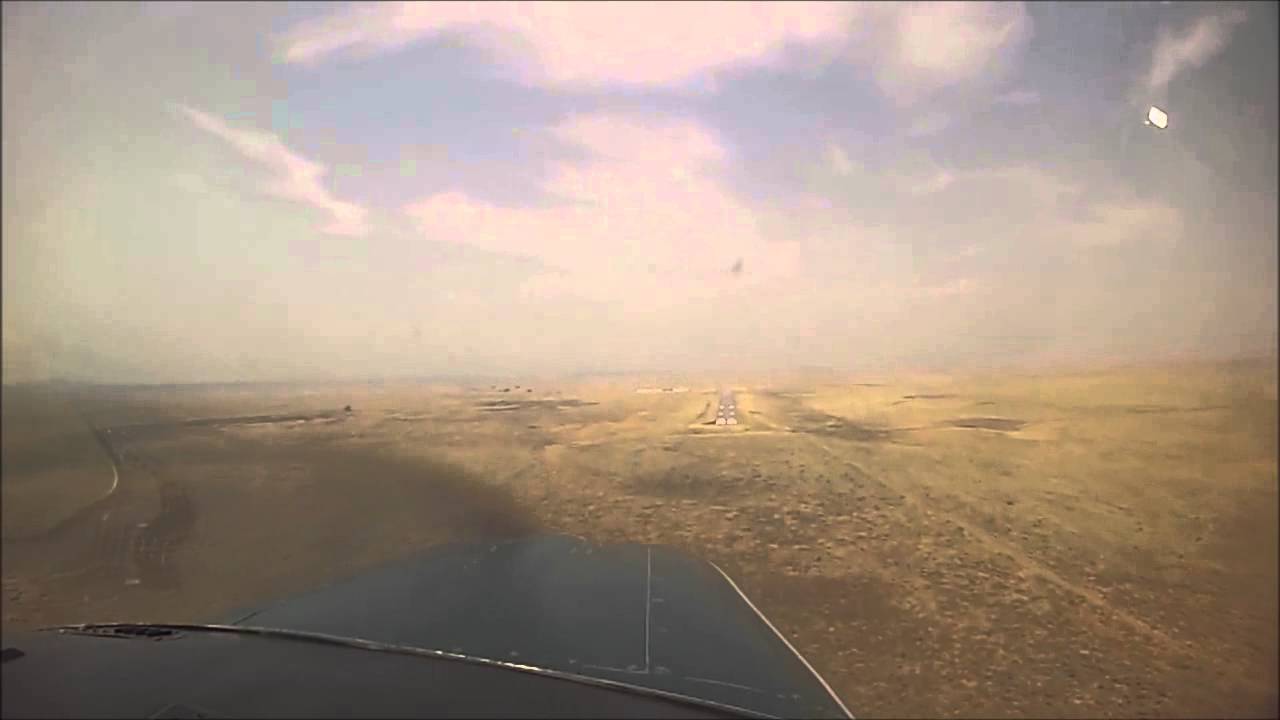 Spanish Peaks Airport (4V1) Landing rwy27. (Walsenburg, CO 64 of 67