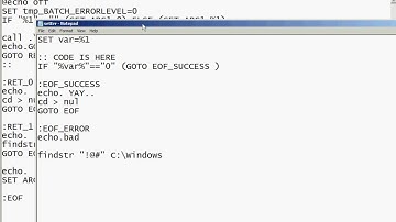 BATCH scripting: Pratctical use of ERRORLEVEL in multiple scripts