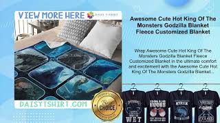 Awesome Cute Hot King Of The Monsters Godzilla Blanket Fleece Customized Blanket screenshot 5