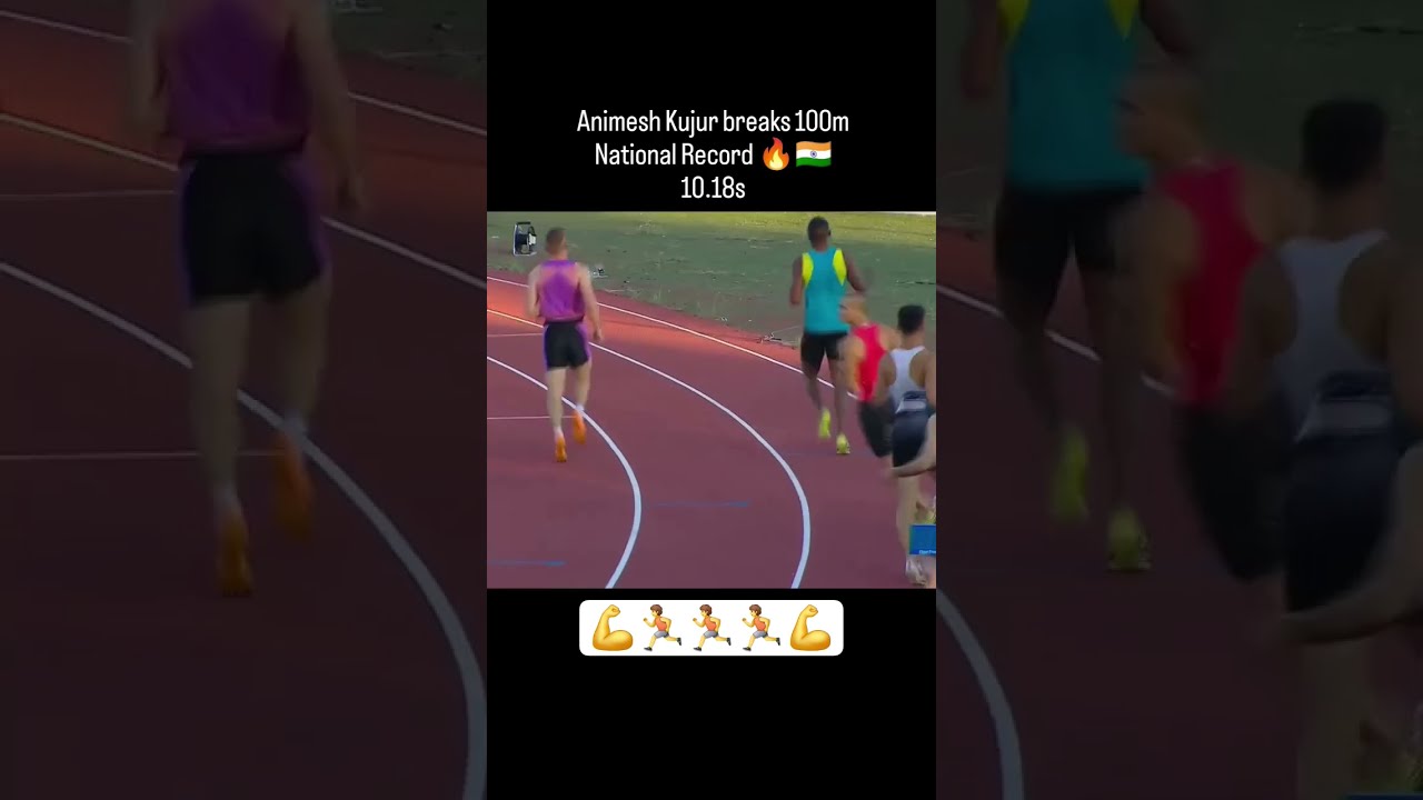  New National 100m Record