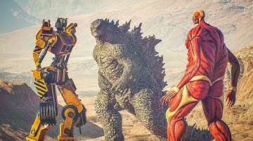 Best Giants vs Godzilla Scenes by Dazzling Divine
