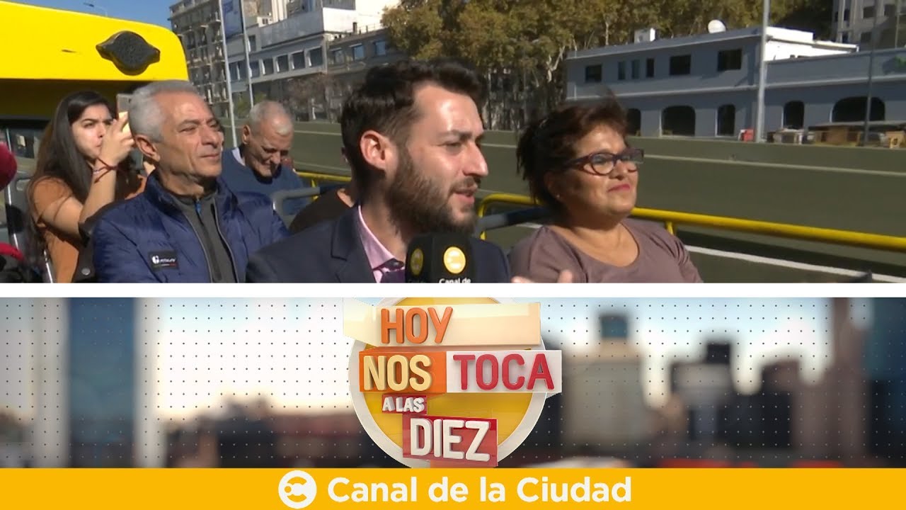 Alejandro Moreyra nos lleva a recorrer el Paseo del Bajo en Hoy nos toca a las Diez ciudad elmina menu