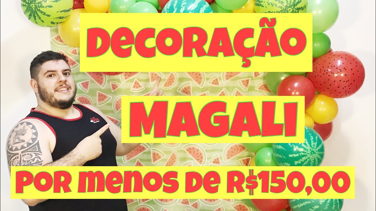 Decoração por MENOS de R$150,00 - MAGALI 