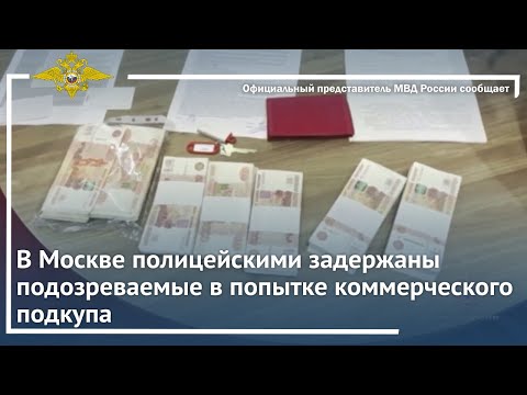 Ирина Волк: В Москве полицейскими задержаны подозреваемые в попытке коммерческого подкупа