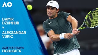 Damir Dzumhur v Aleksandar Vukic Highlights | Australian Open 2025 First Round