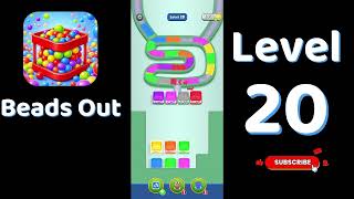Beads Out Level 20 Walkthrough 🧩✨ | Tricky Bead Puzzle Solution | Go Answer
